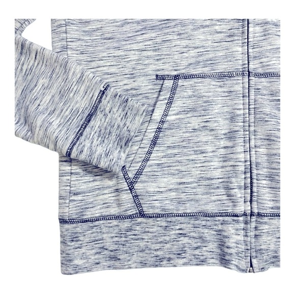 NEW ENGLAND PATRIOTS Women's Space-Dye Full-Zip Fleece Hoodie size M - Picture 9 of 16